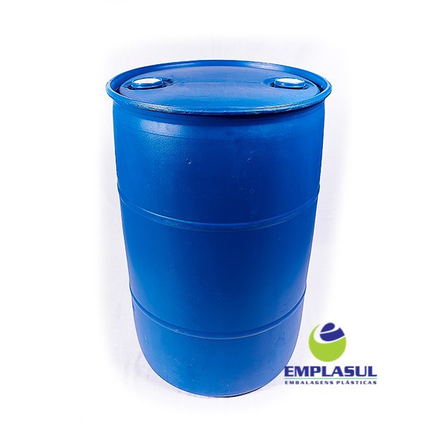 Bombona 200 Litros Higienizada Azul de plástico da marca Emplasul